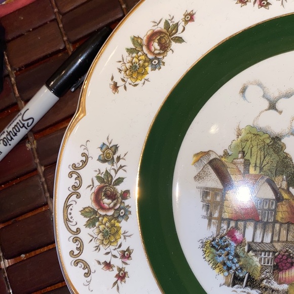 ASCOT Service Plate Wood & Sons Ironstone Decorative Plate Display Wall Decor - Picture 4 of 5